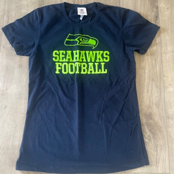 Seattle Seahawks short sleeve T-shirt NFL Team Apparel Womens size L - Picture 1 of 6